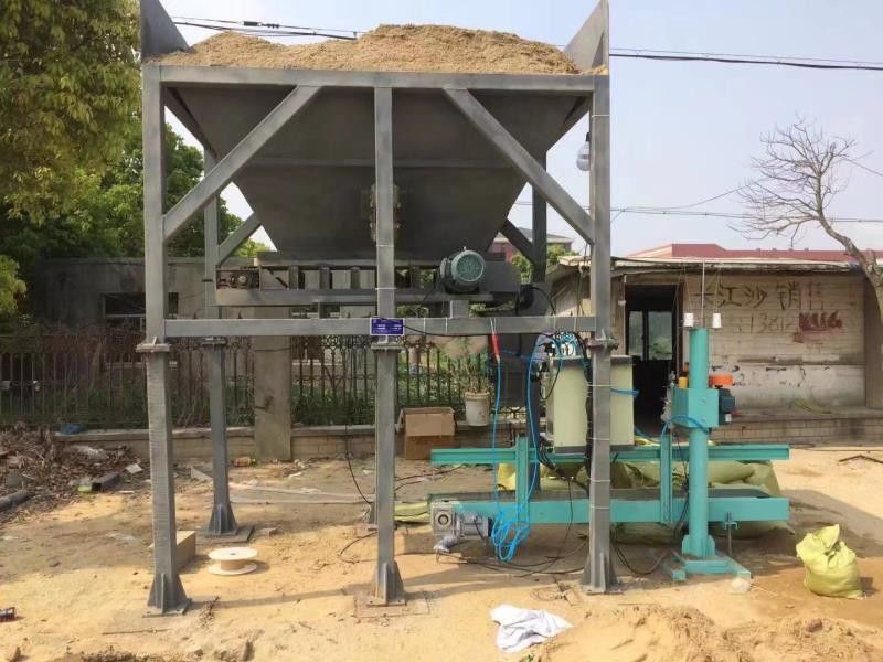 Máquina de enchimento do saco do cascalho, consumo da baixa potência da máquina de embalagem da areia
